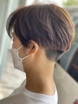 スナリー(Snaly) 刈り上げショート/ハンサムショート/センターパート