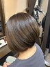 カット+COTAクオリアトリートメント/シャンプーはCOTAアイケアを使用