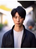 レッドネオ エビス(Redneo ebisu)&nbsp;ビジネスマンの休日 ツーブロックショート 七三ナチュラル仕上げ