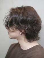 オルト(Altn)&nbsp;大人の波巻きスパイラルパーマミディアムロングメンズカットヘア