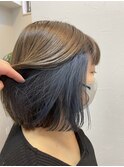 ＊インナーカラー×ブルー＊
