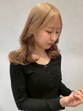 ルル(LuLu by KENJE) ハイトーンベージュ【藤沢/本鵠沼/ヘッドスパ/白髪ぼかし/ボブ】