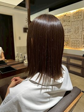 ヘアリゾート粋 ティガ 池袋店(tiga) ミディアム/ボブ/ストレート/ツヤ髪/レイヤー