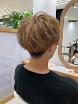 アドラーブル 駅南店(adorable) センターパートソフトツイストパーマメッシュマッシュウルフ