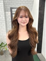 レガーレ(Legare) 【広島韓国ヘア】ブリーチなしダブルカラー×キャラメルブラウン