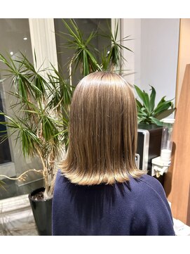 ヘアドレッシング インプローブ 前橋(hair dressing improve) ミルクティーベージュ