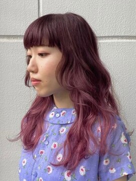 トーストアンドバナナズ 202号室 下高井戸(TOAST&BANANAS) 【鮮やかカラー】　ボルドーヘア　【下高井戸】