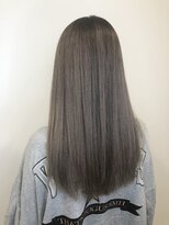 トレフル 東岸和田店(Trefle)&nbsp;髪質改善カラー透明感カラーアッシュグレージュ艶感ロング