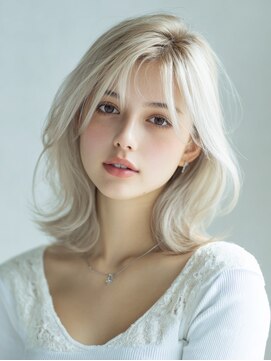 アクロス ヘアーデザイン 溝の口店(across hair design) ブリーチミルクティーベージュ
