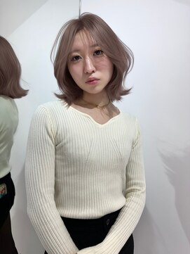 ベガ 福岡天神(VEGA) 色落ちまで可愛いミルクティーベージュ