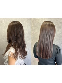 白髪を隠すだけじゃない、魅せるカラーをご提案♪大人女性の魅力を引き出す、上品な色味を実現◎