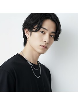 エルデ ナインズ ヘアー スタンド 川口店(elde 9's HAIR STAND) MEN’S HAIR/ブルーブラック/フェザーパーマ
