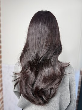 エニー 栄(Any) 韓国レイヤー×グレージュ