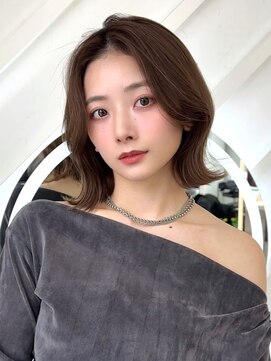 ロンドリメゾン 原宿(Lond re Maison.) オリーブグレー/韓国風巻き/レイヤーカット/マロンベージュ/原宿