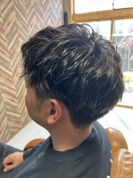 くせ毛風パーマ