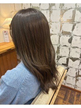 ジル フラン 吉田店(JILL franc) レイヤーカット1/28オリーブカラー