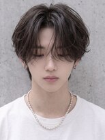 エイド 本店(aid)&nbsp;ラフスパイラルセンターパートメンズミディアムコンマバング