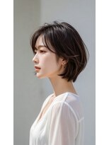 コートフィールエー(CO_T feel.a)&nbsp;毎朝のセットが楽！乾かすだけで決まるミセスボブ。