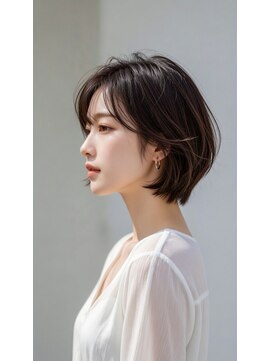 コートフィールエー(CO_T feel.a) 毎朝のセットが楽!乾かすだけで決まるミセスボブ。
