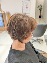 ストーリアエフ カミトザッカ(storia.f kami to zakka)&nbsp;部分パーマで骨格補正カット