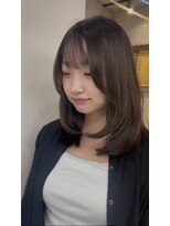 テラス 世田谷 経堂(Terrace)&nbsp;艶カラー_王道レイヤースタイルグレージュ