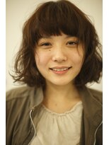 ブーケ(BOUQUET)&nbsp;クセ毛で肩の長さで悩んでる方にオススメボブ