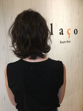 ラッソ ルーツヘアー 明石店(laco Roots Hair) アッシュブラウンレイヤーボブ