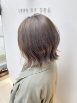 ヘッツ 仙台駅前店(HETTU)&nbsp;LEMO ペールグレージュ　外ハネボブ　春ボブ