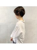 ハンサムショートでナチュラルに！
