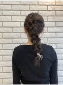 上品かつ華やかな編みおろしセット☆☆