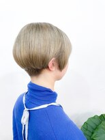 ルヴェルヘアー(Revel hair)&nbsp;刈り上げブロンドショート☆