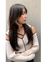 [arietta]おくれ毛イヤリングくびれレイヤー