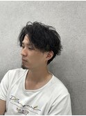 メンズナチュラル　ナチュラルパーマ　