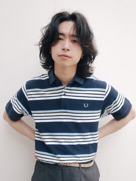 ヨー(Yoh-) 【メンズロング/阿部達哉】メンズ/パーマ/メンズミディアム