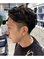 ステアケース 武蔵小杉店(stair:case) 大人メンズパーマ/ツーブロック短め/アップバング/ビジネスOK
