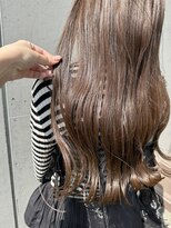 アチーブ ヘア デザイン(achieve hair design)&nbsp;ニュアンスベージュ大人可愛い透明感立体感×無造作ウェーブ