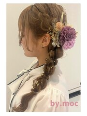 ヘアセット　パーティーセット