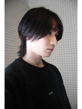 ディーン 名駅店(DEAN) ボブウルフ インナーカラー ウルフ パープルカラー 名古屋 名駅