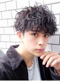 波巻きスパイラルパーマツイストスパイラルパーマスパイラル