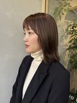 ペレ(pele)&nbsp;レイヤーボブ　ハイトーンベージュ