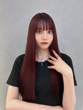 シー(See.) ブリーチなしダブルカラー顔周りカット髪質改善トリートメント