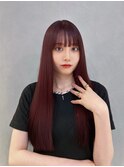 ブリーチなしダブルカラー顔周りカット髪質改善トリートメント