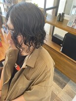 ノート ヘアーサロン(NOTE HAIR SALON)&nbsp;ツイストスパイラルパーマ×マンバン