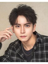 オーシャントーキョー 渋谷神南(OCEAN TOKYO) ツーブロック短髪アップバング