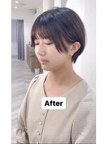 コッチ(kocchi.)&nbsp;暗めカラーグレージュカラーくすみブルーニュアンスカラー