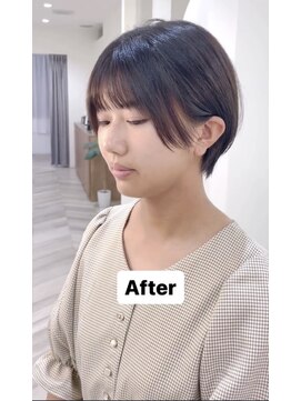 コッチ(kocchi.) 暗めカラーグレージュカラーくすみブルーニュアンスカラー