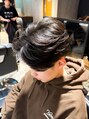 エイトメン 吉祥寺店(EIGHT MEN) センターパート フェザーパーマ ツーブロック【吉祥寺 メンズ】