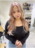 マッシュウルフボブヘア前髪レイヤーボブ着物ブリーチなしカラー