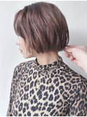 *くせ毛風顎ラインボブ外国人風大人ミニボブ耳かけボブ30代40代2