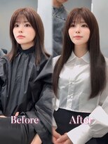 ラピス 福岡天神店(Lapis) チョコレートブラウン×エクステ80枚